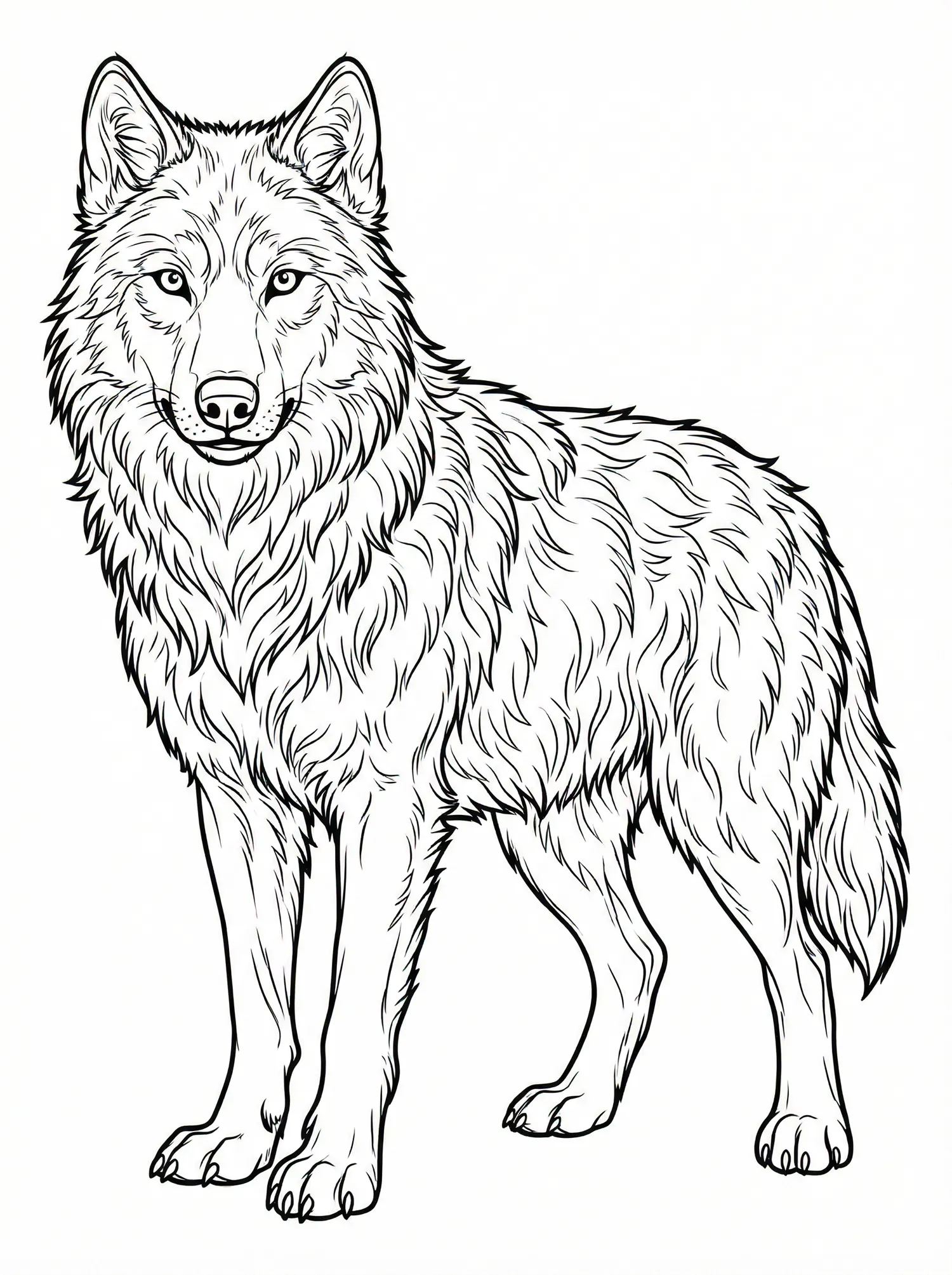 Loup Alpha - pack Animaux Majestueux